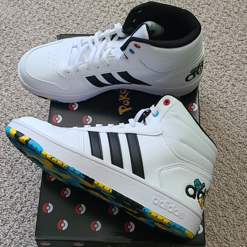 NWT Size 5.5 Youth Adidas x Pokémon High Tops